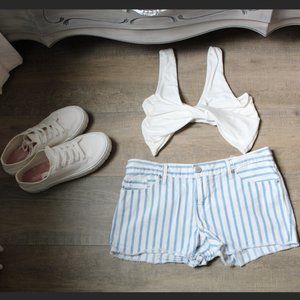 Levi's Striped Shorts